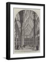The Central Court and Arcades of the Oxford University Museum-null-Framed Giclee Print