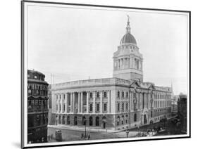 The Central Criminal Court, London (The Old Bailey)-null-Mounted Art Print