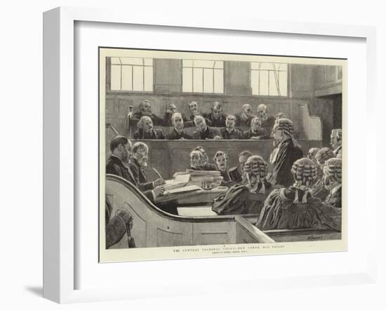 The Central Criminal Court, New Court, Old Bailey-Robert Barnes-Framed Giclee Print
