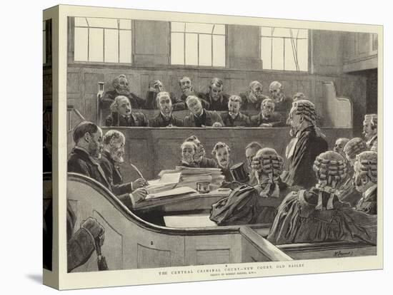 The Central Criminal Court, New Court, Old Bailey-Robert Barnes-Stretched Canvas