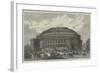 The Central Hall of Arts and Sciences, to Be Erected at Kensington-null-Framed Giclee Print