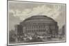 The Central Hall of Arts and Sciences, to Be Erected at Kensington-null-Mounted Premium Giclee Print