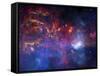 The Central Region of the Milky Way Galaxy-Stocktrek Images-Framed Stretched Canvas