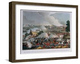 The Centre of the British Army in Action at the Battle of Waterloo, 1815-William Heath-Framed Giclee Print