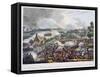 The Centre of the British Army in Action at the Battle of Waterloo, June 18th 1815-William Heath-Framed Stretched Canvas