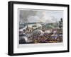 The Centre of the British Army in Action at the Battle of Waterloo, June 18th 1815-William Heath-Framed Giclee Print