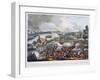 The Centre of the British Army in Action at the Battle of Waterloo, June 18th 1815-William Heath-Framed Giclee Print