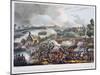 The Centre of the British Army in Action at the Battle of Waterloo, June 18th 1815-William Heath-Mounted Giclee Print