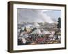 The Centre of the British Army in Action at the Battle of Waterloo-William Heath-Framed Giclee Print