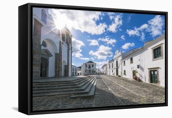The Centre of the Medieval Town of Monsaraz, Alentejo, Portugal, Europe-Alex Robinson-Framed Stretched Canvas
