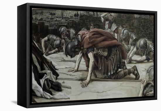 The Centurion Glorifies God-James Tissot-Framed Stretched Canvas