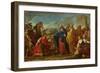 The Centurion Kneeling at the Feet of Christ Or, Jesus Healing the Son of an Officer, 1752-Joseph-marie, The Elder Vien-Framed Giclee Print