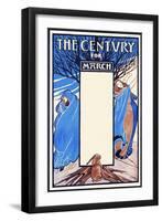 The Century For March-Elisha Brown Bird-Framed Art Print