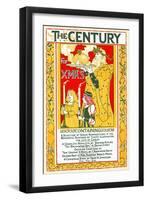 The Century For Xmas-Louis Rhead-Framed Art Print