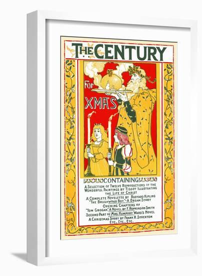 The Century For Xmas-Louis Rhead-Framed Art Print