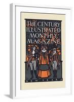 The Century Illustrated Monthly Magazine, New Year'S-Will Bradley-Framed Art Print