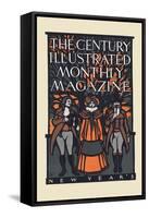 The Century Illustrated Monthly Magazine, New Year'S-Will Bradley-Framed Stretched Canvas