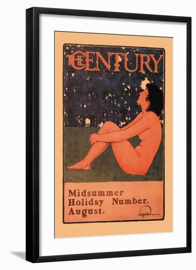 The Century: Midsummer Holiday Number, August-Maxfield Parrish-Framed Art Print