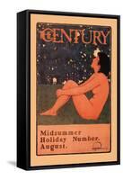 The Century: Midsummer Holiday Number, August-Maxfield Parrish-Framed Stretched Canvas