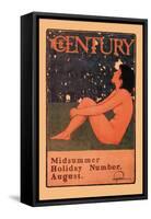 The Century: Midsummer Holiday Number, August-Maxfield Parrish-Framed Stretched Canvas