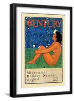 The Century Midsummer Holiday Number, August-Maxfield Parrish-Framed Art Print