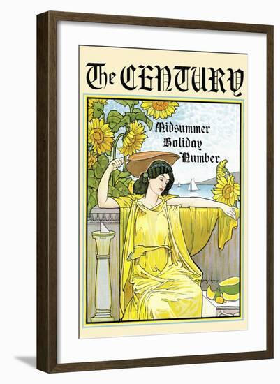 The Century, Midsummer Holiday Number-Louis Rhead-Framed Art Print