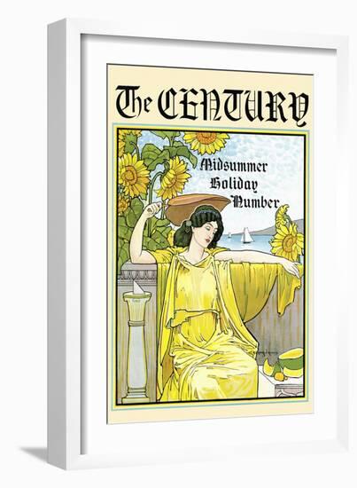 The Century, Midsummer Holiday Number-Louis Rhead-Framed Art Print