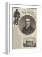 The Century of George Stephenson, the Father of the Railways-null-Framed Giclee Print