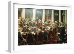 The Ceremonial Session of the State Council of Imperial Russia on May 7, 1901, 1903-Ivan Semyonovich Kulikov-Framed Giclee Print