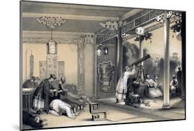 The Ceremonies Observed in Every Province and City of China, on the Occasion of an Eclipse, 1847-JW Giles-Mounted Giclee Print