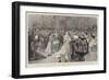 The Ceremony in the Court Chapel of the Castle of Ehrenburg, the German Emperor Kissing the Bride-William Small-Framed Giclee Print