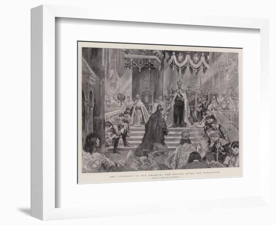 The Ceremony in the Kremlin, the Prayer after the Coronation-null-Framed Giclee Print