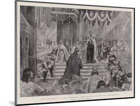 The Ceremony in the Kremlin, the Prayer after the Coronation-null-Mounted Giclee Print