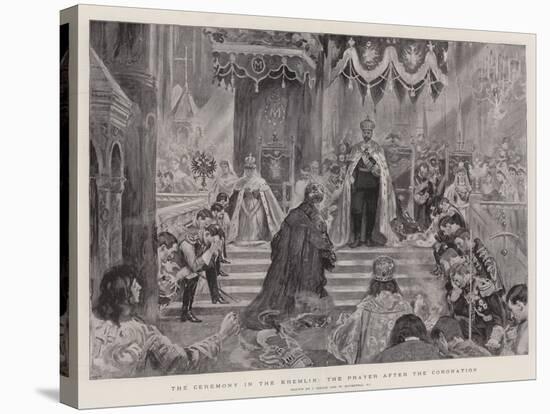 The Ceremony in the Kremlin, the Prayer after the Coronation-null-Stretched Canvas