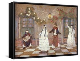 The Chacarera-Pedro Figari-Framed Stretched Canvas