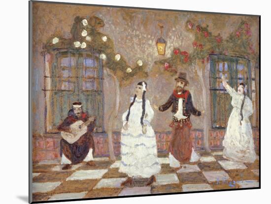 The Chacarera-Pedro Figari-Mounted Giclee Print