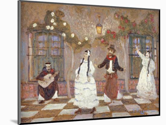 The Chacarera-Pedro Figari-Mounted Giclee Print