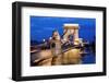 The Chain Bridge is One of the Landmarks of Budapest in Hungary-ginasanders-Framed Photographic Print