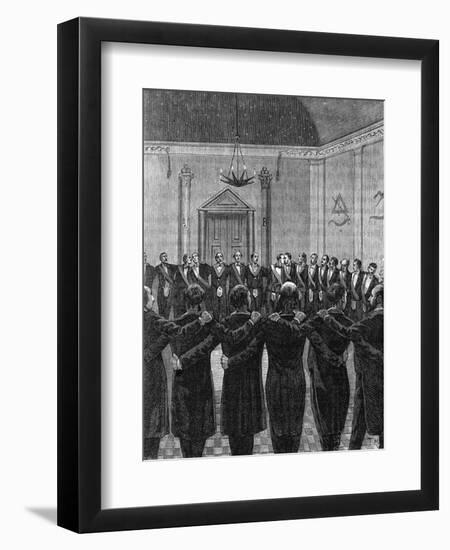 The Chain of Union-null-Framed Art Print