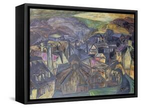 The Chain Works, Pontypridd, 1955-Glyn Morgan-Framed Stretched Canvas