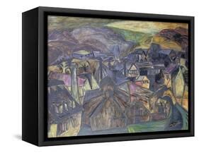 The Chain Works, Pontypridd, 1955-Glyn Morgan-Framed Stretched Canvas