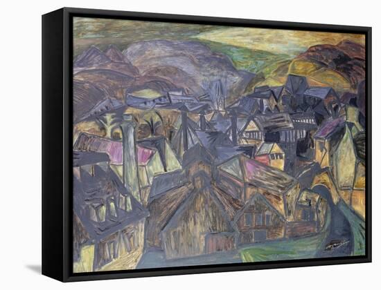 The Chain Works, Pontypridd, 1955-Glyn Morgan-Framed Stretched Canvas