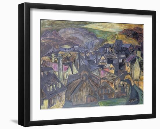 The Chain Works, Pontypridd, 1955-Glyn Morgan-Framed Giclee Print