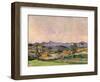 The Chaine De L'Etoile with the Pilon Du Roi, C.1878-79-Paul Cézanne-Framed Giclee Print