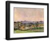 The Chaine De L'Etoile with the Pilon Du Roi, C.1878-79-Paul Cézanne-Framed Giclee Print