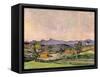 The Chaine De L'Etoile with the Pilon Du Roi, C.1878-79-Paul Cézanne-Framed Stretched Canvas