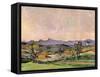 The Chaine De L'Etoile with the Pilon Du Roi, C.1878-79-Paul Cézanne-Framed Stretched Canvas