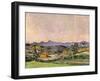 The Chaine De L'Etoile with the Pilon Du Roi, C.1878-79-Paul Cézanne-Framed Giclee Print