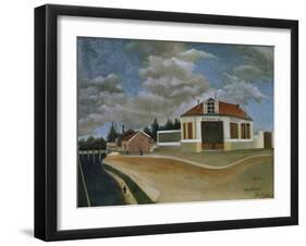 The Chair Factory at Alfortville, 1897-Henri Rousseau-Framed Giclee Print