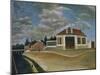 The Chair Factory at Alfortville, 1897-Henri Rousseau-Mounted Giclee Print